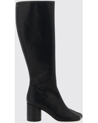 MM6 by Maison Martin Margiela - Flat Ankle Boots - Lyst