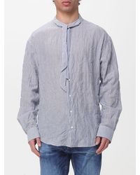 DSquared² - Striped Linen Casual Shirt - Lyst