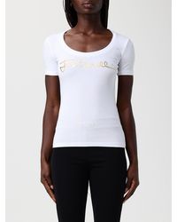 Just Cavalli - Cotton T-Shirts With Logo - Lyst