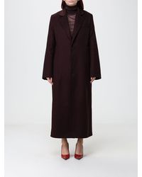 Victoria Beckham - Single-Breasted Long Virgin Wool Blend Coat - Lyst