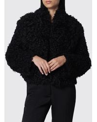 Arma - Short Lamb Shearling Jacket With Shawl Collar - Lyst
