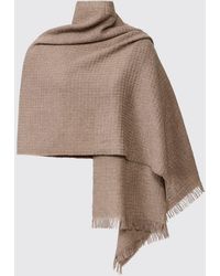 Fabiana Filippi - Large Virgin Wool And Cashmere Stole With Fringed Hem - Lyst