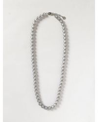 Emporio Armani - Frosted Resin Necklace - Lyst