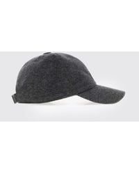 Borsalino - Cashmere Baseball Cap With Adjustable Strap - Lyst