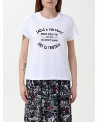 Zadig & Voltaire - Tops > t-shirts - Lyst