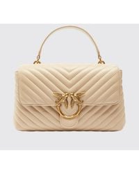 Pinko - Medium Love Bag Puff Quilted Chevron Nappa - Lyst