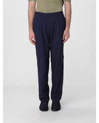 Corneliani - Slim Fit Virgin Wool Blend Trousers - Lyst