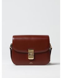 A.P.C. - Grace Ledertasche - Lyst