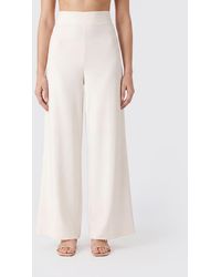Hanita - High-Waisted Wide-Leg Trousers - Lyst
