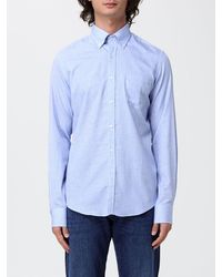 Paul & Shark - Paul &Amp Shark Slim Fit Cotton Casual Shirt With Button-Down Collar - Lyst