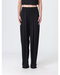 Pinko - Bedonia Viscose Blend Palazzo Trousers - Lyst