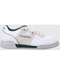 Reebok - Baskets Workout Plus En Cuir Et Daim Avec Bout Perforé - Lyst