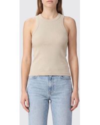 ICON DENIM - Slim Fit Embroidered Logo Top - Lyst