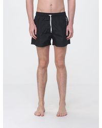 Emporio Armani - Nylon Boxer Swimsuit With Logo - Lyst