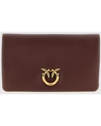 Pinko - Love Bag Click Horizzontal Classic Leather Bag - Lyst