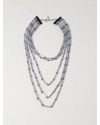 Emporio Armani - Multi-strand Necklace In Resin - Lyst