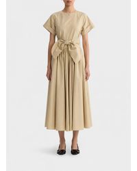Patou - Cotton Poplin Midi Dress - Lyst