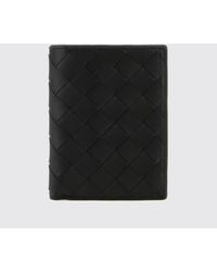 Bottega Veneta - Intrecciato Woven Calfskin Leather Bifold Wallet - Lyst