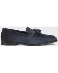 Doucal's - Suede Loafers With Tassels - Lyst