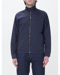 Brooksfield - Reversible Techno Cotton And Nylon Blend Windbreaker - Lyst
