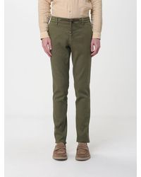 Mason's - Linen And Cotton Blend Drawstring Trousers - Lyst