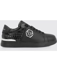 Philipp Plein - Leather Sneakers - Lyst