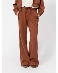 Twinset - Wide-Leg Jersey Jogging Trousers With Drawstring - Lyst