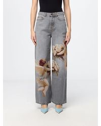 Fiorucci - High-Waisted Wide Leg Jeans - Lyst