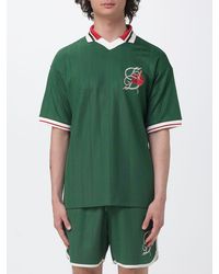 Drole de Monsieur - D Hibiscus Cotton Blend Polo Shirt - Lyst