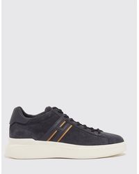 Hogan - Baskets En Daim À Patch Logo - Lyst
