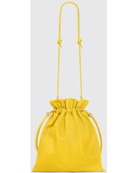 Celine - Small Crystal Leather Bucket Bag - Lyst