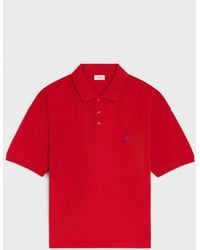 Celine - Classic Cotton Polo Shirt - Lyst