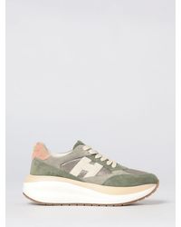 Hogan - Maxi I Active Suede And Mesh Sneakers - Lyst