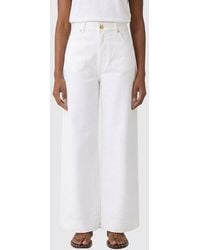 Alberta Ferretti - Cotton Pants - Lyst