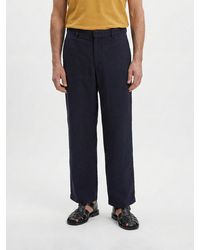 Barena - Linen Blend Wide Leg Trousers - Lyst