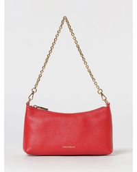 Coccinelle - Aura Hammered Leather Bag - Lyst