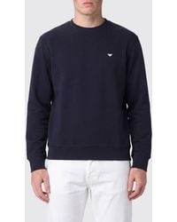 Emporio Armani - Logo Crewneck Sweatshirt - Lyst