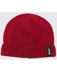 Borsalino - Cashmere Beanie Hat With Cuffed Brim And Logo Patch - Lyst
