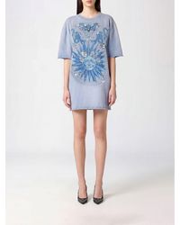 Philipp Plein - Butterfly Tattoo Mini Sheath Dress - Lyst
