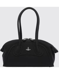 Vivienne Westwood - Recycled Polyester Shoulder Bag With Orb Logo - Lyst