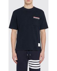 Thom Browne - Cotton Blend T-Shirt - Lyst