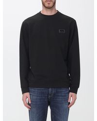 Paul & Shark - Paul &Amp Shark Cotton Crew Neck Jumper With Metallic Logo And Dropped Shoulders - Lyst
