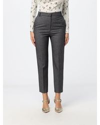 Hanita - Cropped Straight-Leg Trousers - Lyst