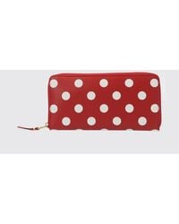 Comme des Garçons - Polka Dot Calf Leather Wallet - Lyst