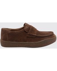 Camper - Peu Suede Calfskin Loafers With Strap - Lyst