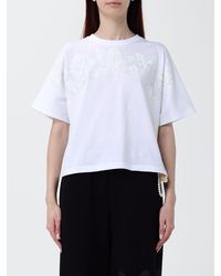 DISCLAIMER - Relaxed Fit Cotton T-Shirt With Printed Logo And Crew Neck - Lyst