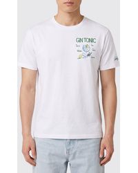 MC2 Saint Barth - Cotton Crew Neck T-Shirt - Lyst