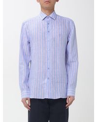 Etro - Striped Linen Shirt - Lyst