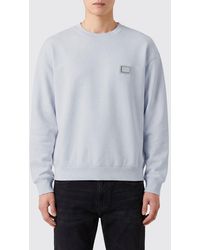 Dolce & Gabbana - Dolce &Amp Gabbana Cotton Crewneck Sweatshirt With Tonal Logo And Dropped Shoulders - Lyst