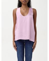 Liu Jo - Viscose Tank Top - Lyst